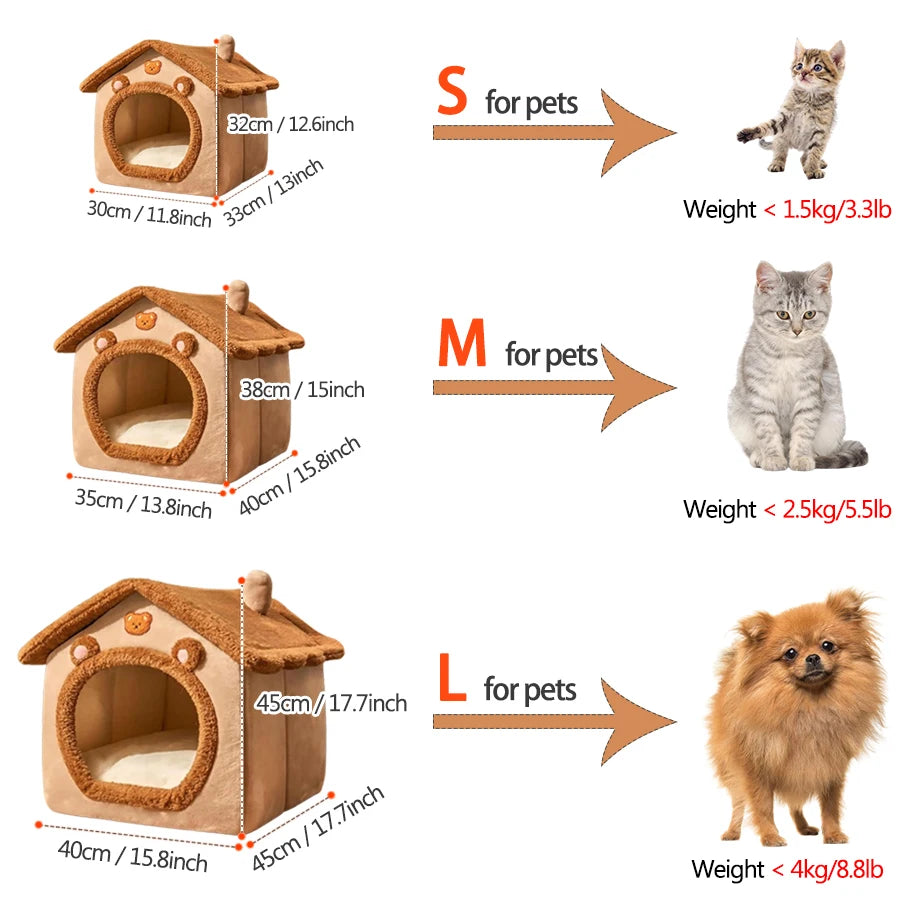 Foldable & Portable Cozy Pet House